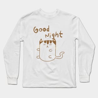 Good Night Long Sleeve T-Shirt